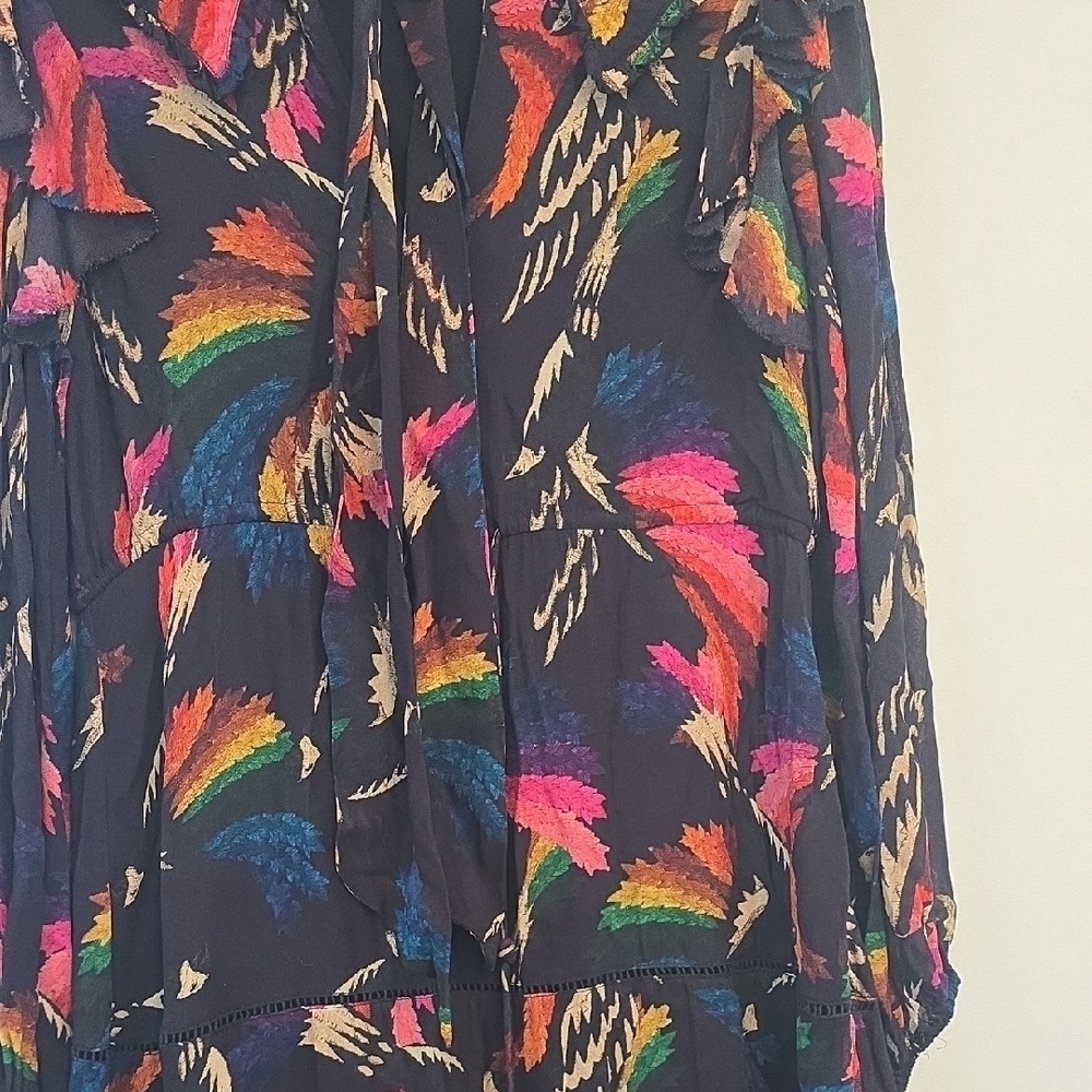 Farm Rio Womens Macaws Flight Longer Dress - Picture 7 of 16